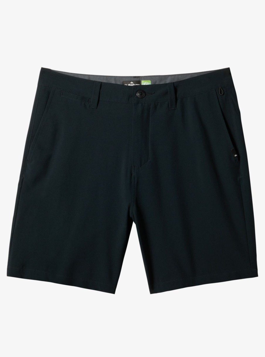 Mens Quiksilver Boardshorts | E Ocean Union 18" Amphibian Boardshorts Black