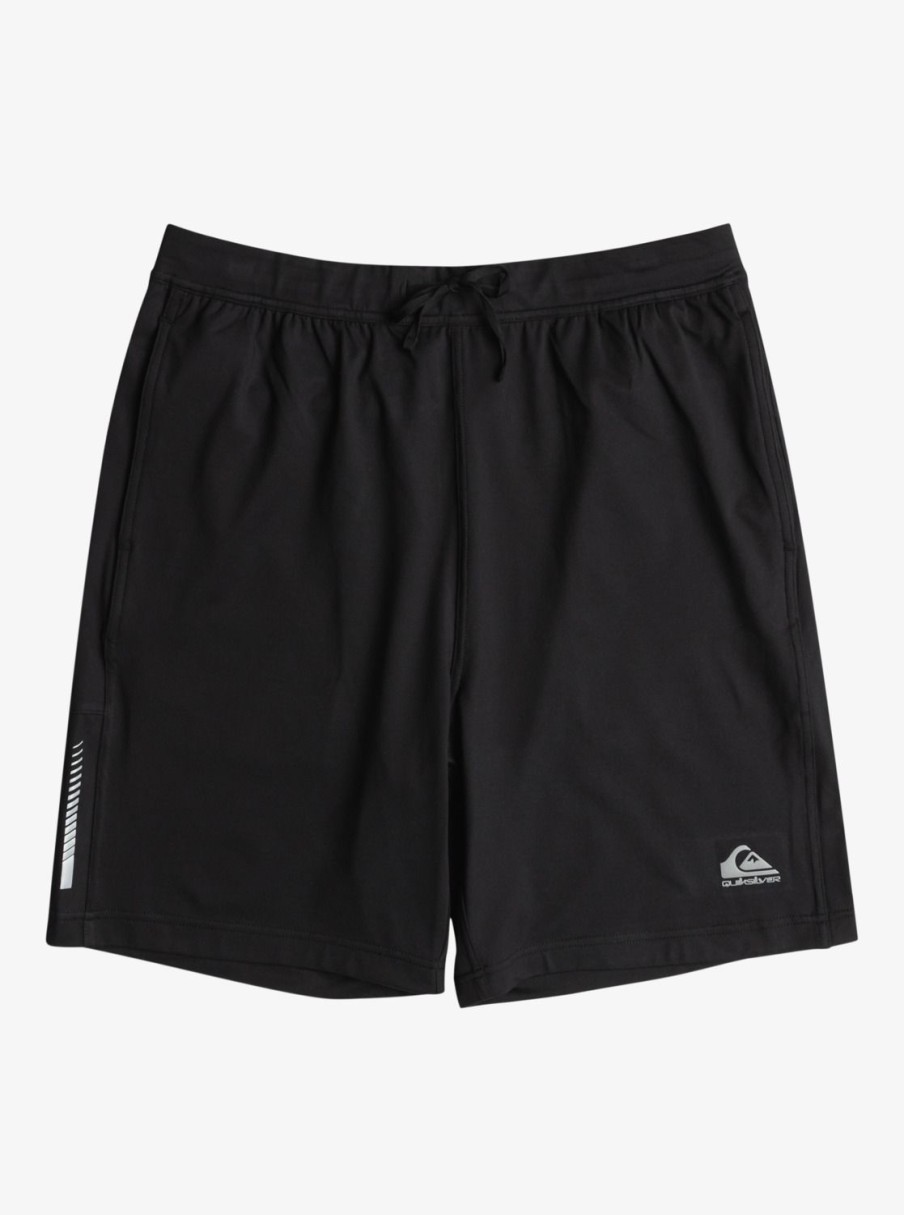 Mens Quiksilver Shorts & Amphibians | Knit Training Technical Training Shorts True Black