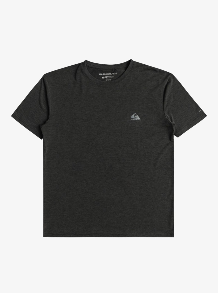 Mens Quiksilver Tees | Coastal Run T-Shirt Black Heather