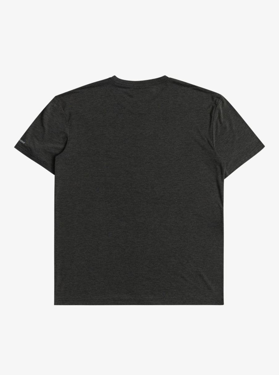 Mens Quiksilver Tees | Coastal Run T-Shirt Black Heather