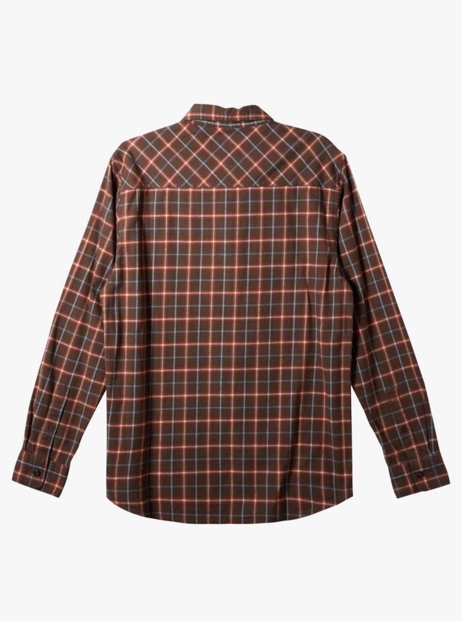 Mens Quiksilver Shirts & Polos | Dulsie Long Sleeve Shirt Major Brown Dulsie