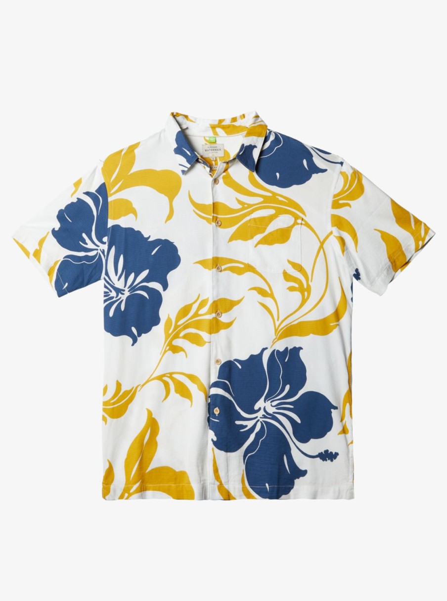 Waterman Quiksilver | Waterman Big Charmer Short Sleeve Shirt Antique White Big Charmer