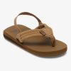 Boys Quiksilver Sandals | Toddler'S Carver Suede Core Sandals Tan 1