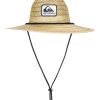 Mens Quiksilver Hats | Waterman The Tier Straw Lifeguard Hat Natural