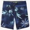 Boys Quiksilver Shorts | Boy'S 8-16 Surfsilk Scallop 17" Boardshorts Naval Accademy