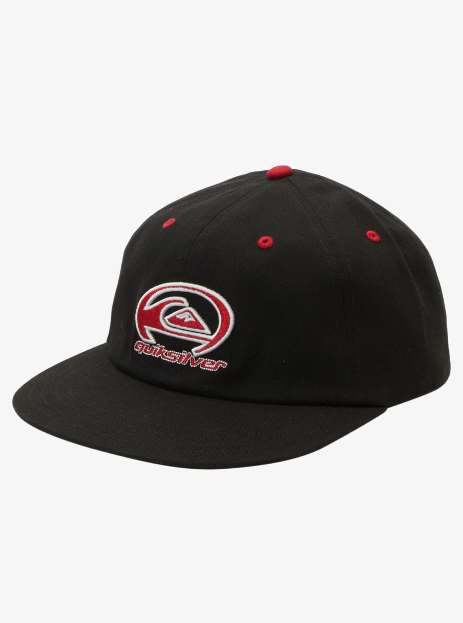 Mens Quiksilver Hats | Saturn Crawler Snapback Hat Black