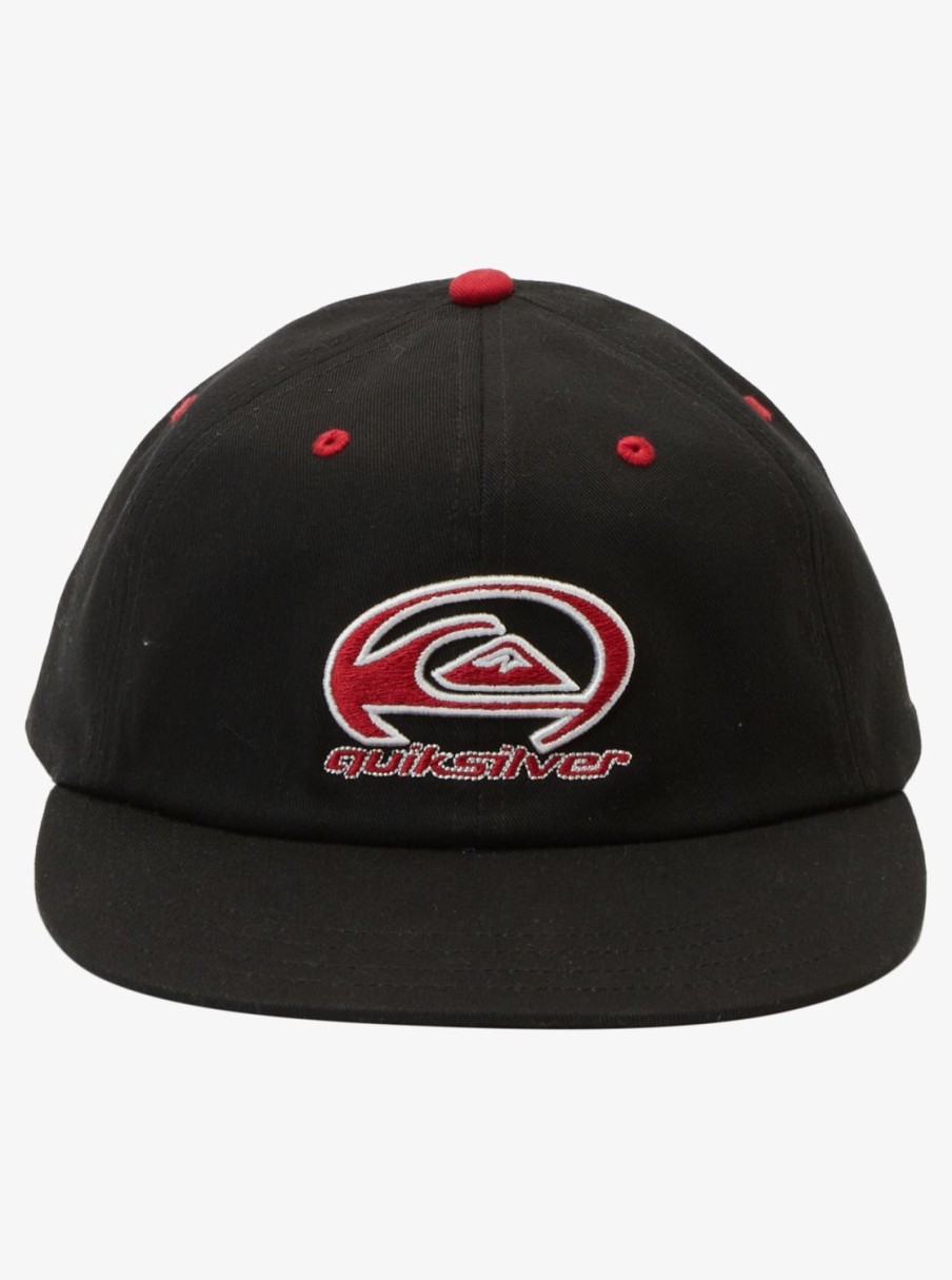 Mens Quiksilver Hats | Saturn Crawler Snapback Hat Black