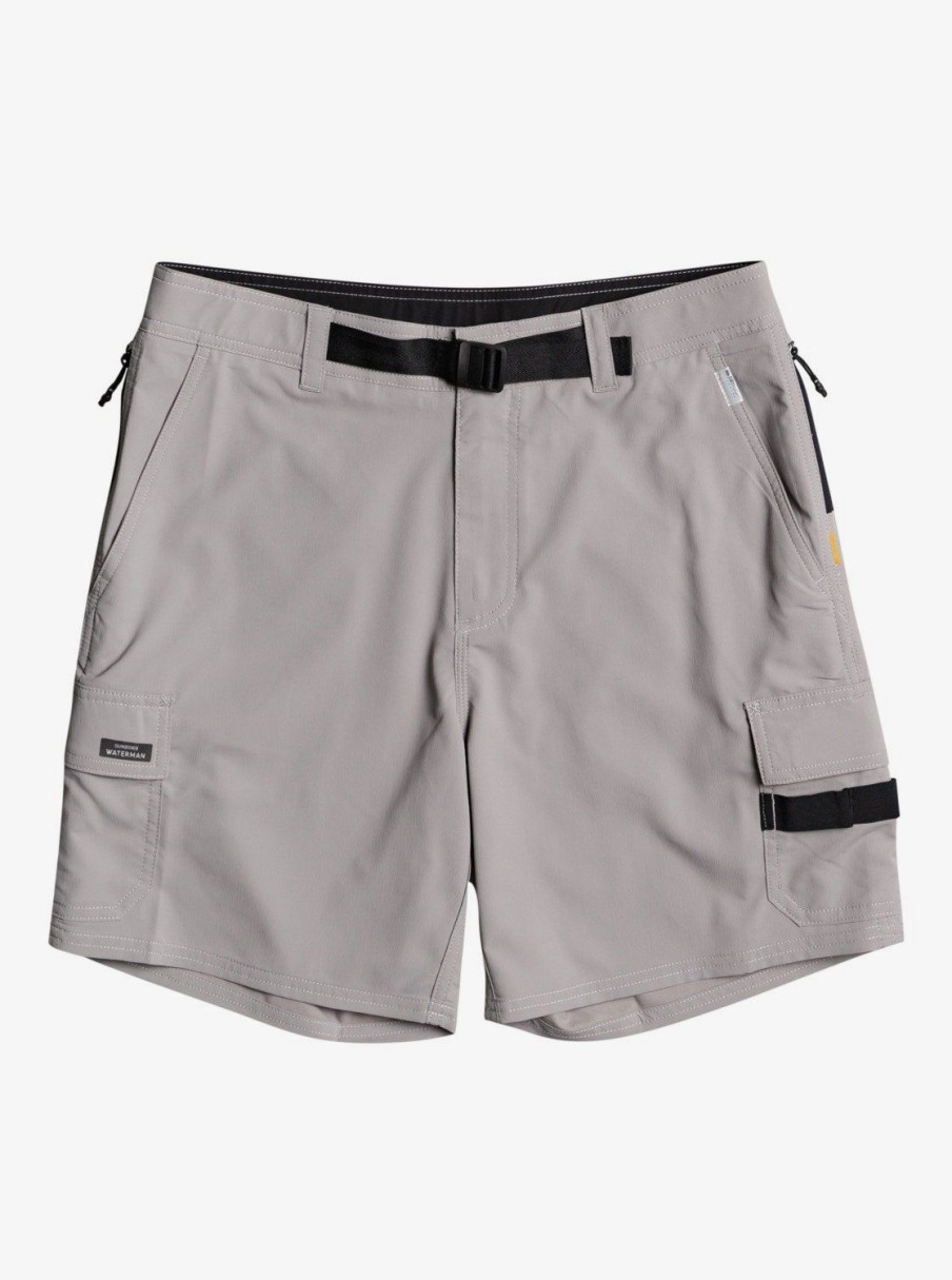 Waterman Quiksilver | Waterman Azimuth Amphibian 18" Shorts Steeple Grey