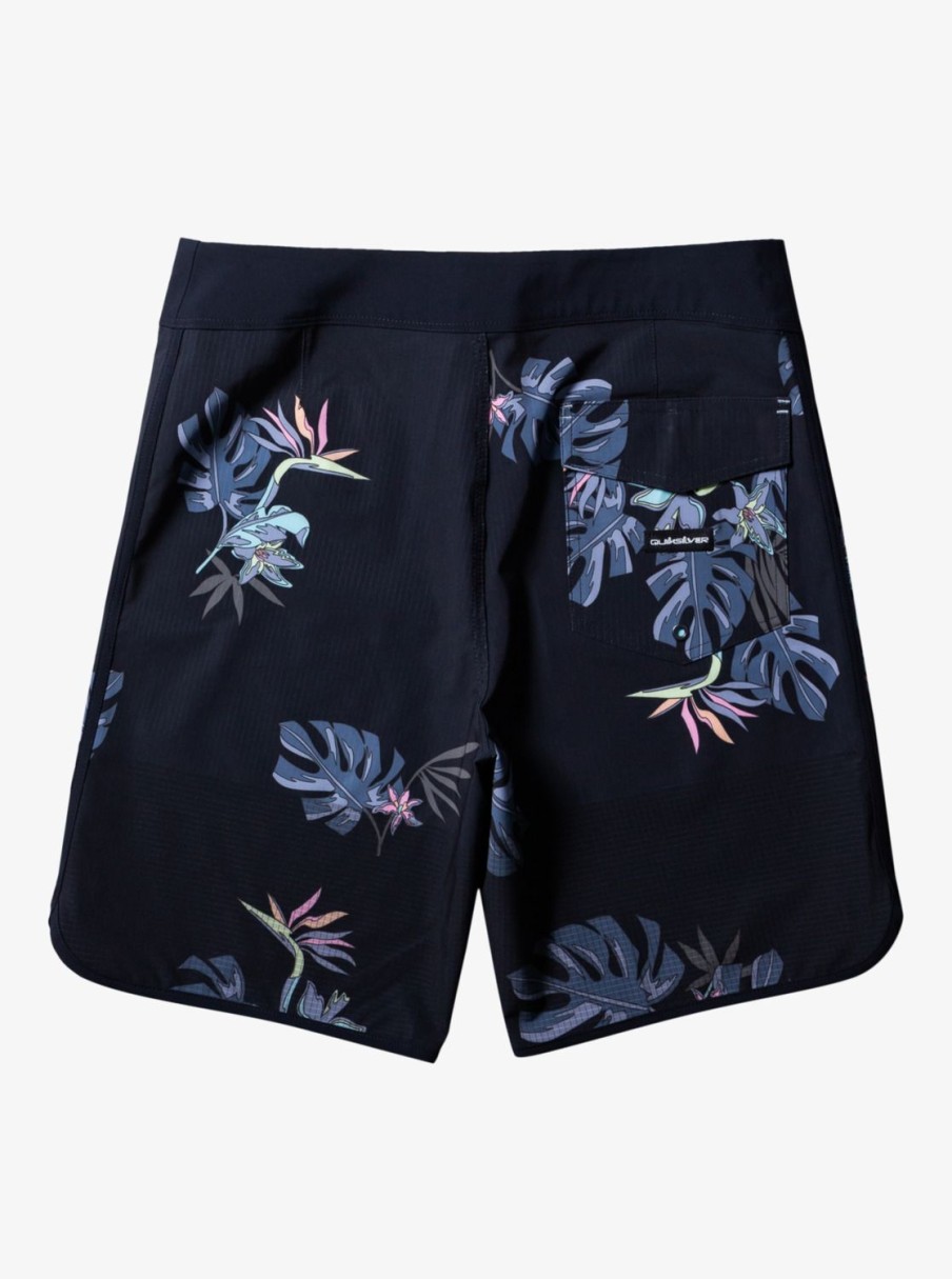 Mens Quiksilver Boardshorts | Highline Scallop 19" Boardshorts Black