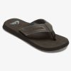 Mens Quiksilver Sandals | Monkey Wrench Core Sandals Grey 1