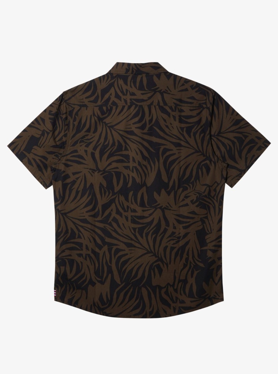 Mens Quiksilver Shirts & Polos | Hawaii Foliage Woven Hawaiian Shirt Tarmac