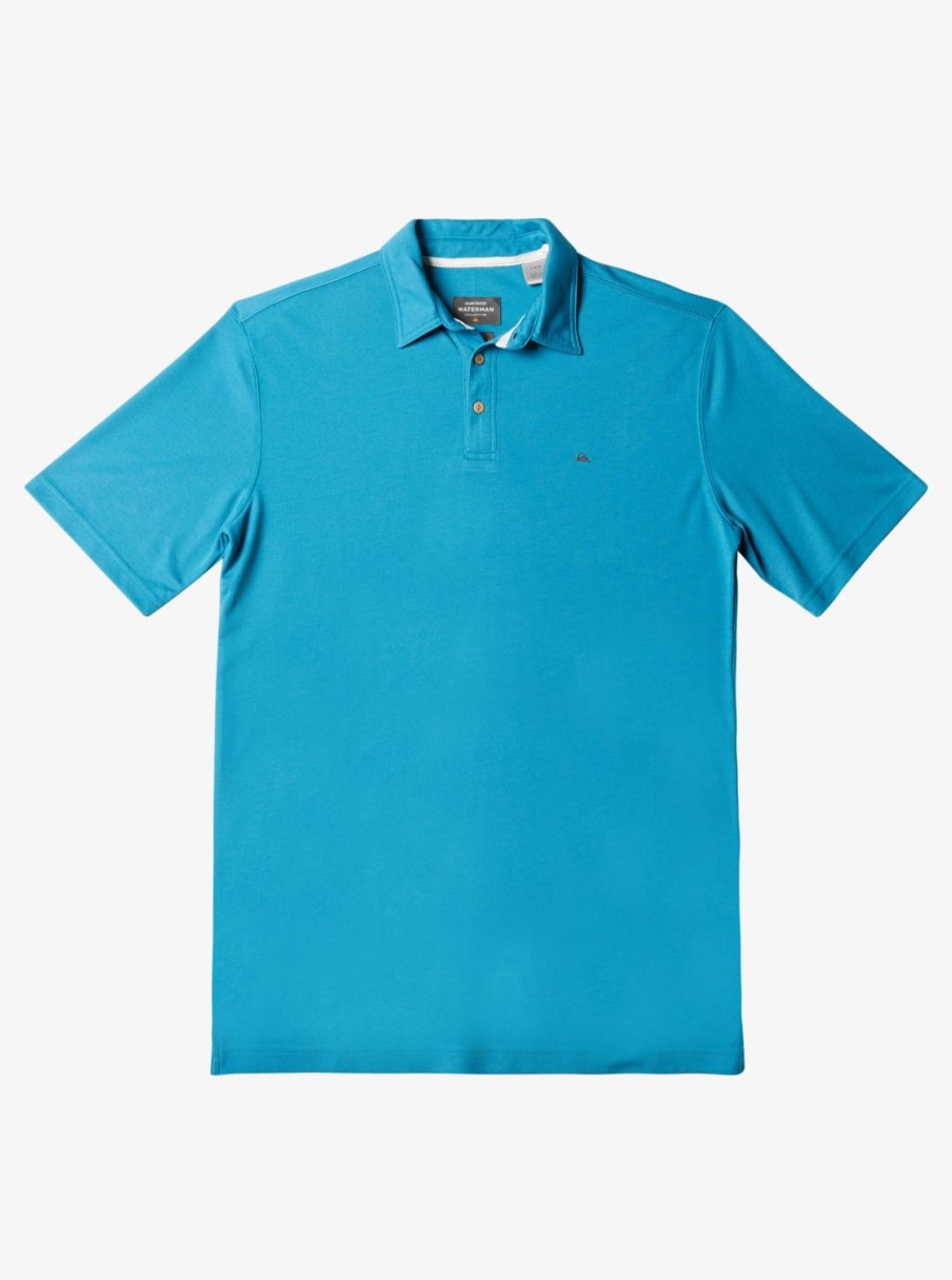 Waterman Quiksilver | Waterman Waterpolo Short Sleeve Polo Shirt Sea Port