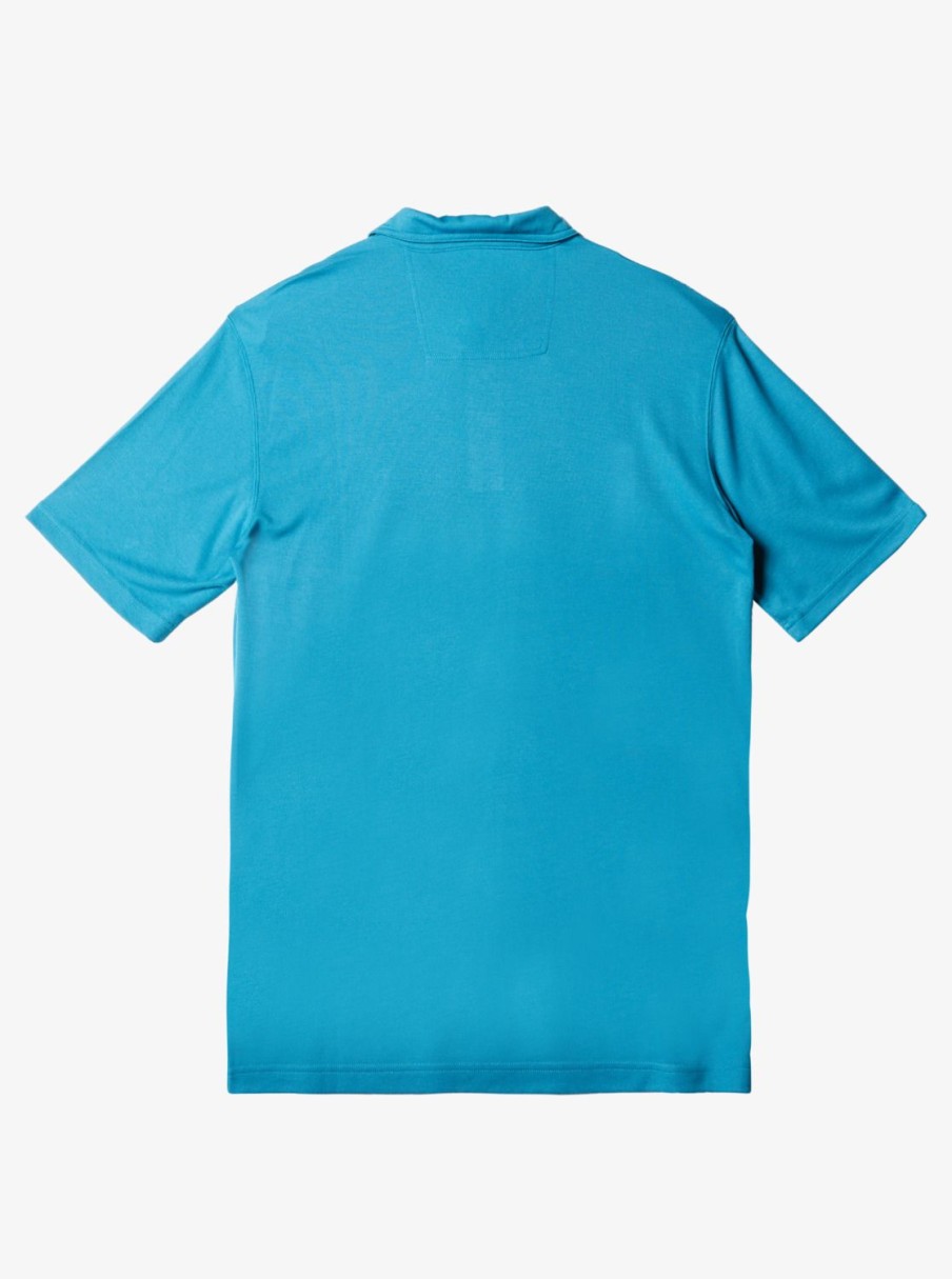 Waterman Quiksilver | Waterman Waterpolo Short Sleeve Polo Shirt Sea Port