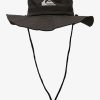 Mens Quiksilver Hats | Bushmaster Safari Boonie Hat Black