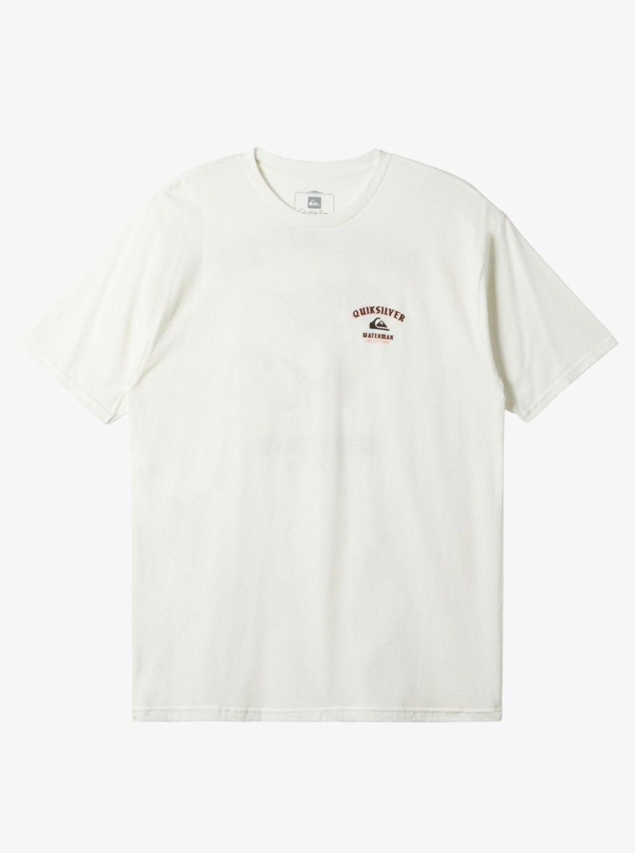 Waterman Quiksilver | Waterman Fish On T-Shirt Snow White