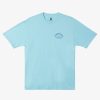 Mens Quiksilver Tees | Waterman Deep Waters Qt-Shirt Gulf Stream