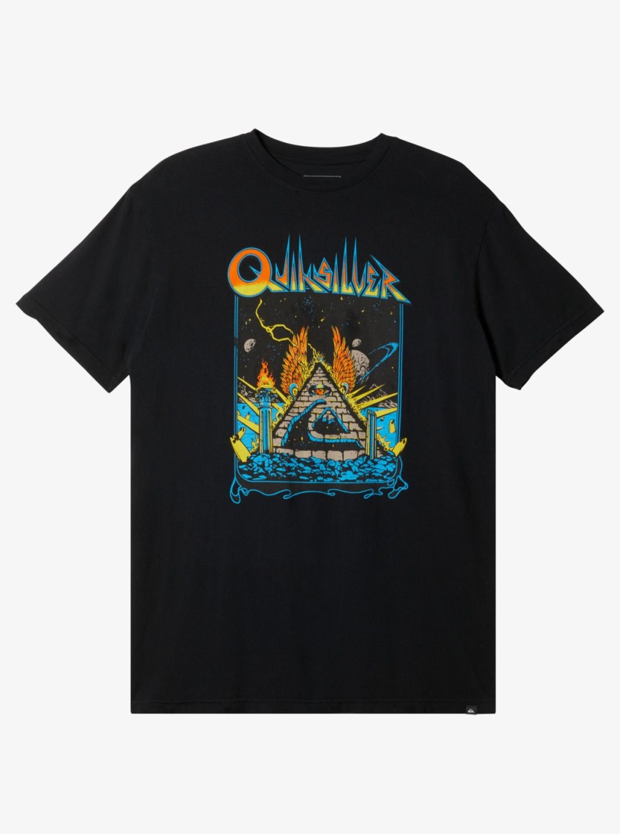 Mens Quiksilver Tees | Rockin T-Shirt Black