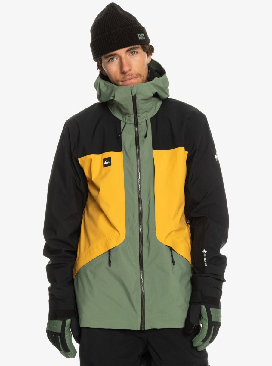 Mens Quiksilver Snow Jackets | Forever Stretch Gore-Tex® Technical Snow Jacket Laurel Wreath