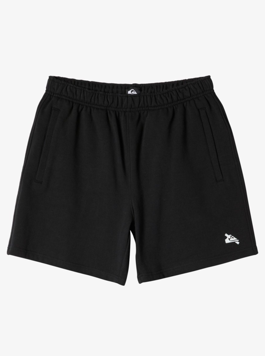 Mens Quiksilver Shorts & Amphibians | Quiksilver X Saturdays Nyc Sweat Shorts Black