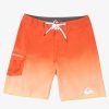 Mens Quiksilver Boardshorts | Everyday 20" Boardshorts Orange Pop A Everyday Fade