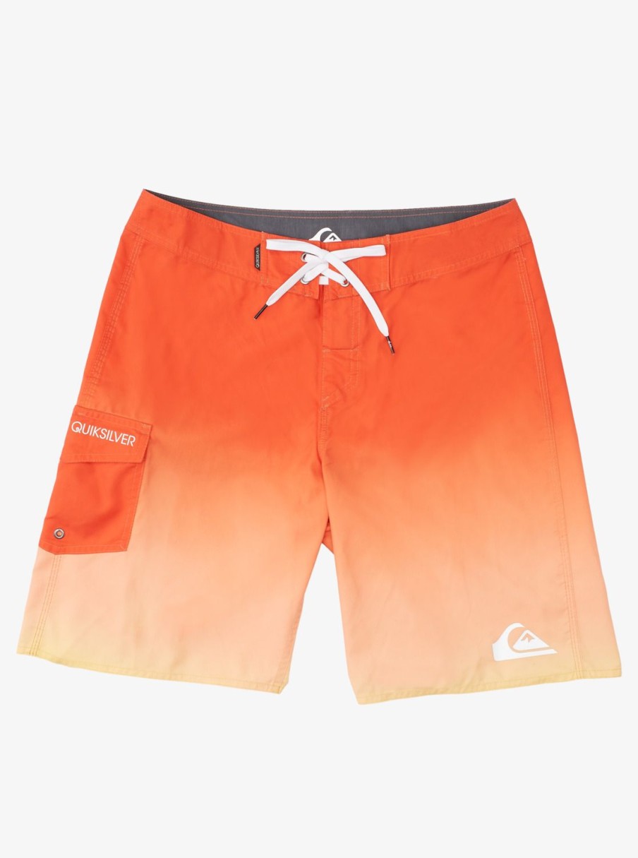 Mens Quiksilver Boardshorts | Everyday 20" Boardshorts Orange Pop A Everyday Fade