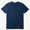 Mens Quiksilver Tees | Everyday Pocket T-Shirt Midnight Navy