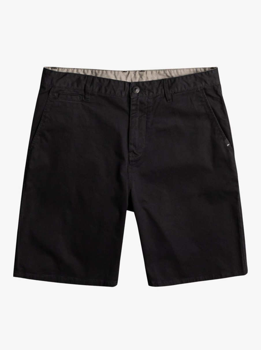 Mens Quiksilver Shorts & Amphibians | Everyday Union Stretch Chino 20" Shorts Black