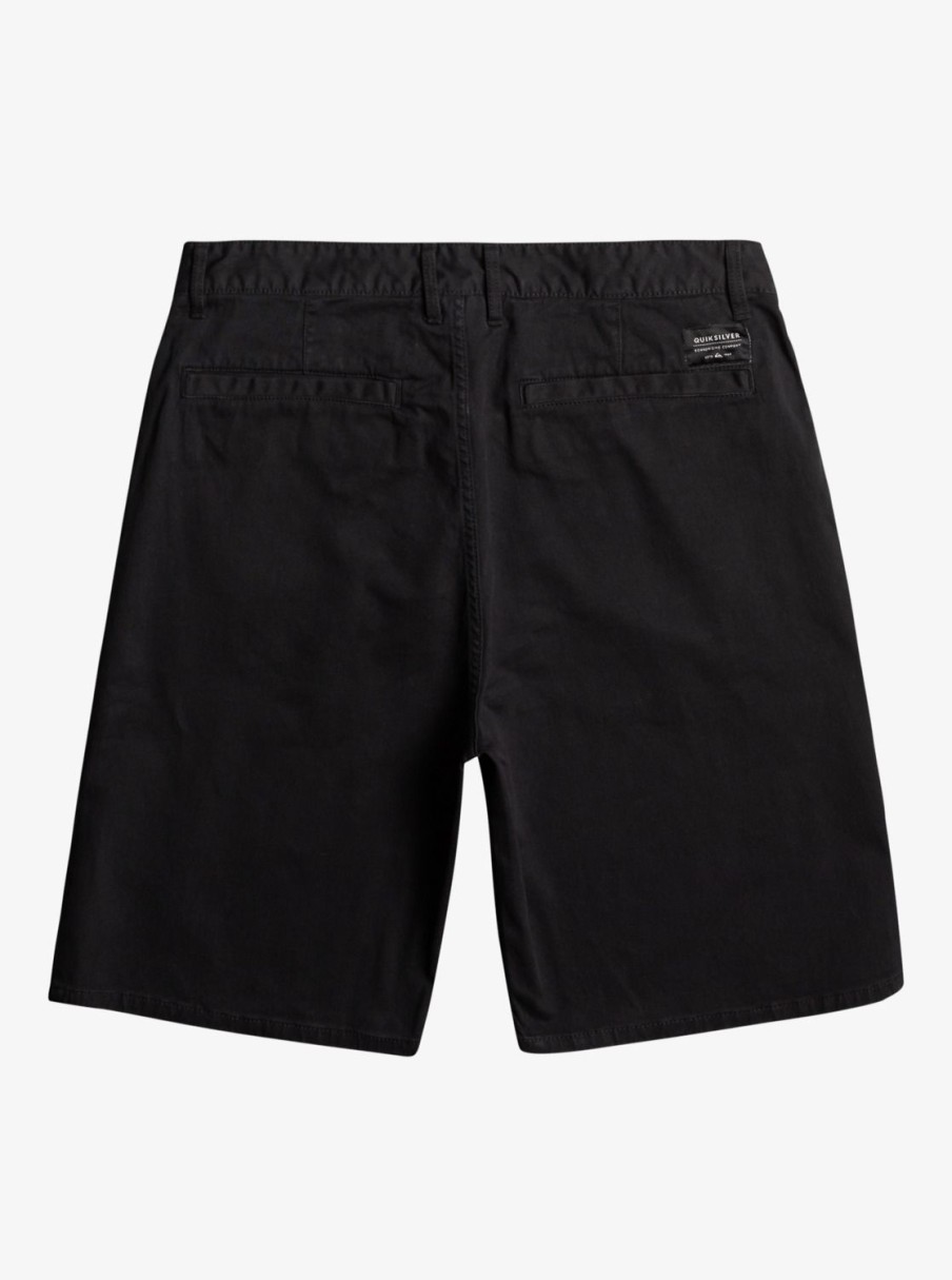 Mens Quiksilver Shorts & Amphibians | Everyday Union Stretch Chino 20" Shorts Black