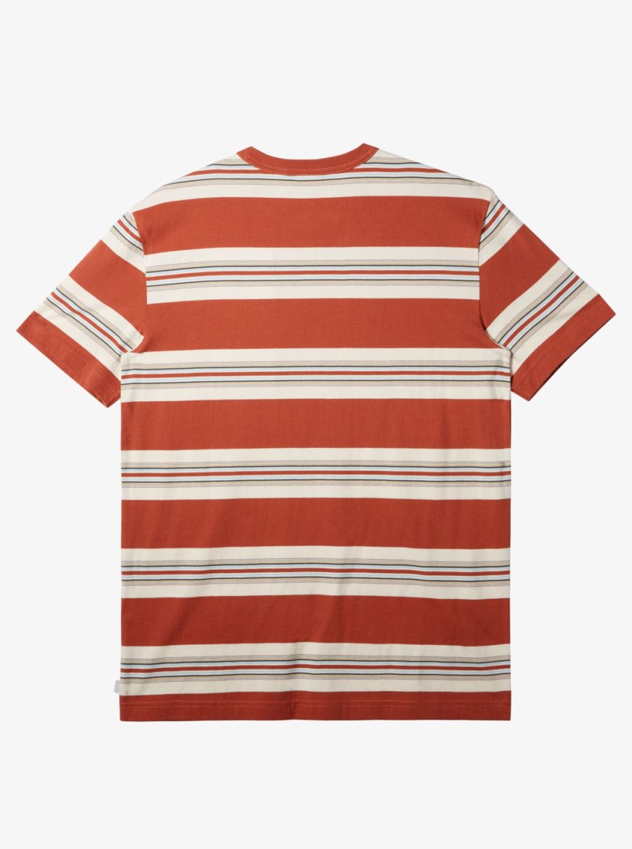 Mens Quiksilver Tees | Little Dume T-Shirt Little Dume Baked Clay