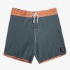 Mens Quiksilver Boardshorts | Original Scallop 18" Boardshorts Dark Slate