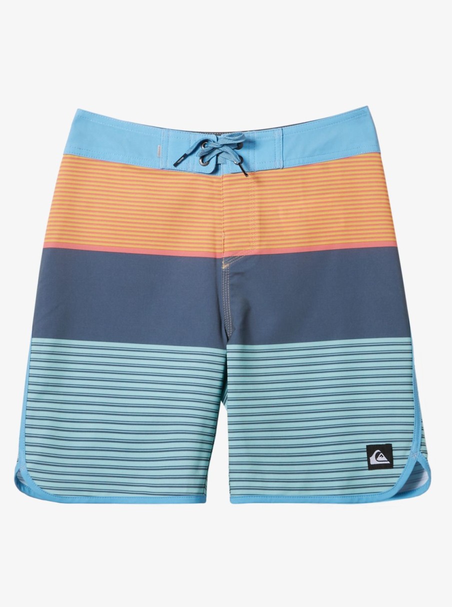 Boys Quiksilver Shorts | Boy'S 8-16 Surfsilk Tijuana 17" Boardshorts Pastel Turquoise