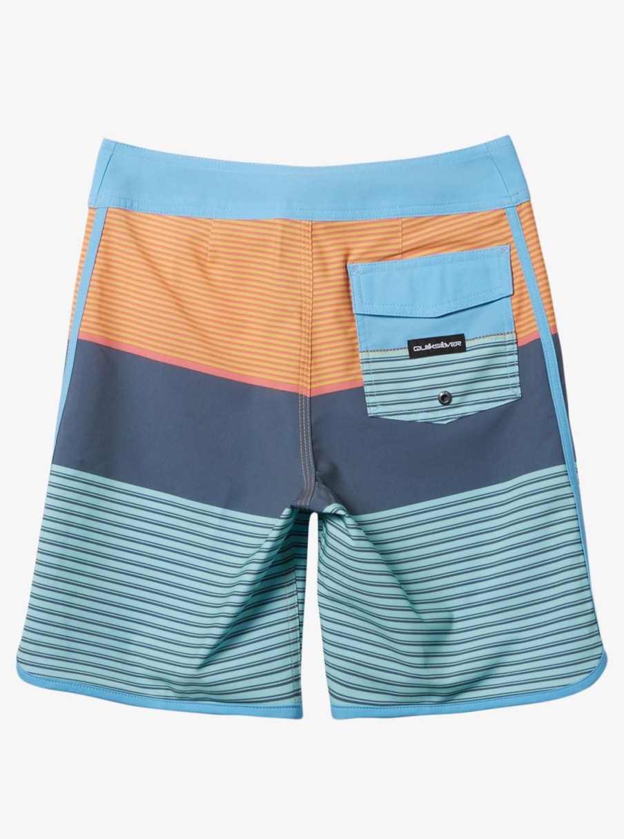 Boys Quiksilver Shorts | Boy'S 8-16 Surfsilk Tijuana 17" Boardshorts Pastel Turquoise