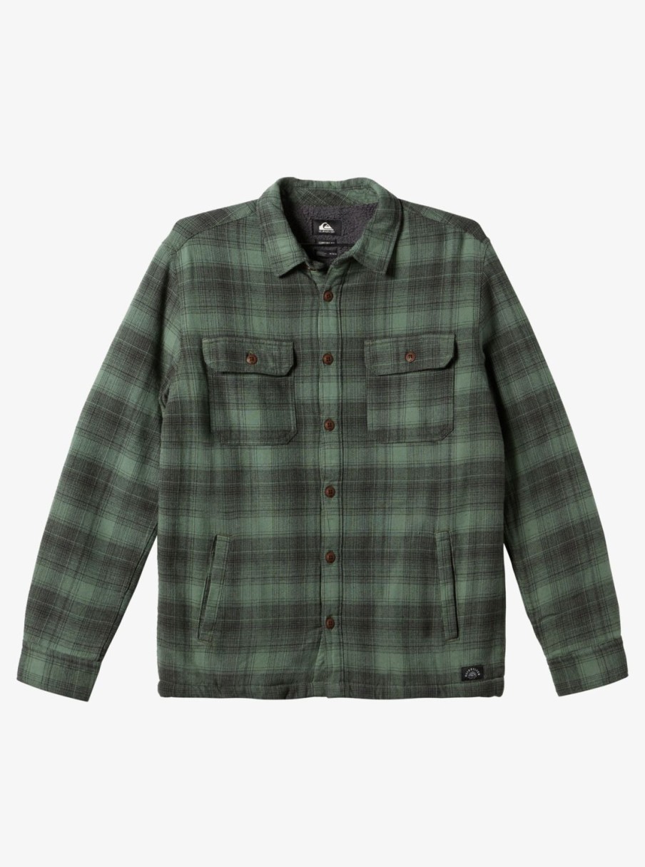 Mens Quiksilver Shirts & Polos | Camus Overshirt Laurel Wreath Camus