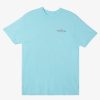 Mens Quiksilver Tees | Waterman Santa Qt-Shirt Gulf Stream