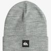 Mens Quiksilver Accessories | Brigade Fold-Over Beanie Heather Grey