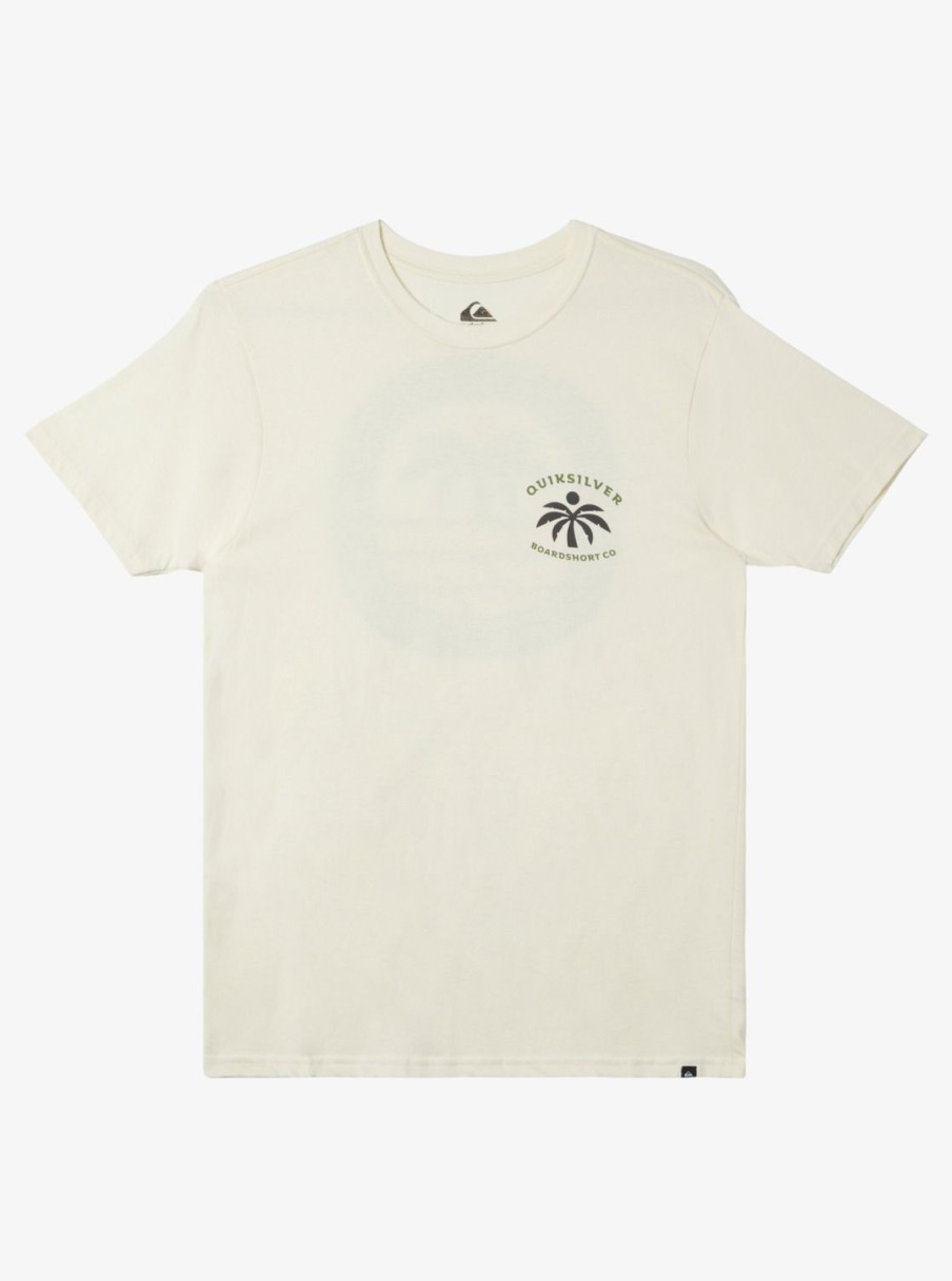 Mens Quiksilver Tees | Solo Arbol T-Shirt Birch