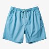 Mens Quiksilver Shorts & Amphibians | Taxer Elastic Waist Shorts Cameo Blue