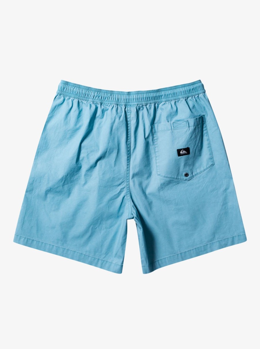 Mens Quiksilver Shorts & Amphibians | Taxer Elastic Waist Shorts Cameo Blue