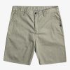 Mens Quiksilver Shorts & Amphibians | Everyday Union Stretch Chino 20" Shorts Light Grey Heather