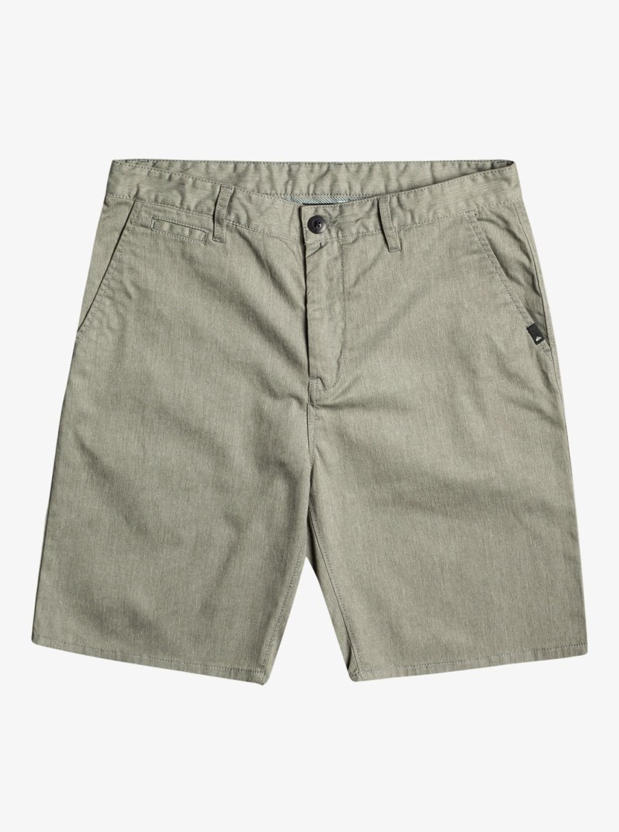 Mens Quiksilver Shorts & Amphibians | Everyday Union Stretch Chino 20" Shorts Light Grey Heather