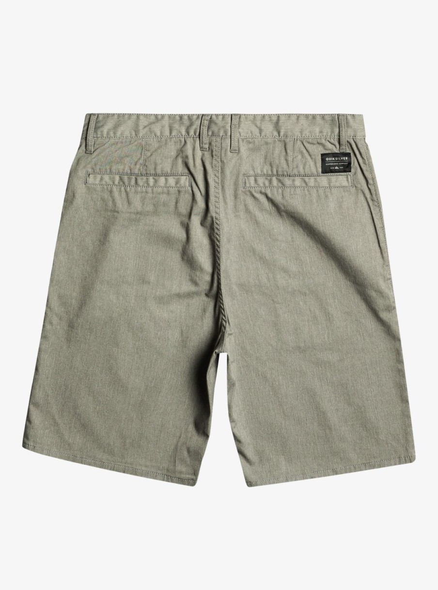 Mens Quiksilver Shorts & Amphibians | Everyday Union Stretch Chino 20" Shorts Light Grey Heather