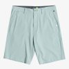 Mens Quiksilver Boardshorts | Ocean Union Amphibian 20" Hybrid Shorts Green Milieu