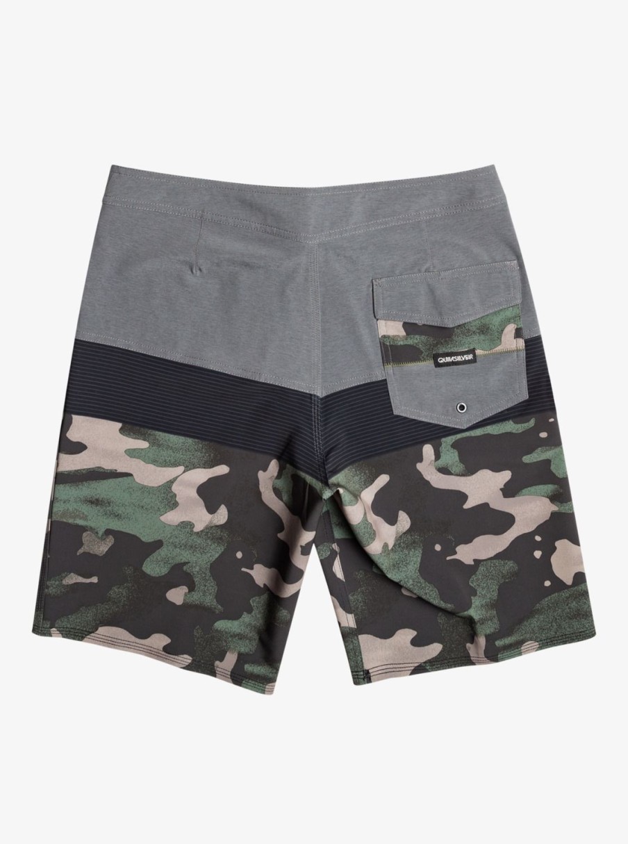 Mens Quiksilver Boardshorts | Surfsilk Panel 20" Boardshorts Iron Gate