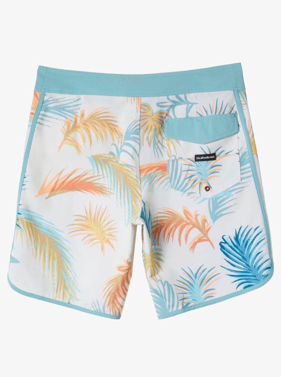 Mens Quiksilver Boardshorts | Surfsilk Scallop 19" Boardshorts Birch