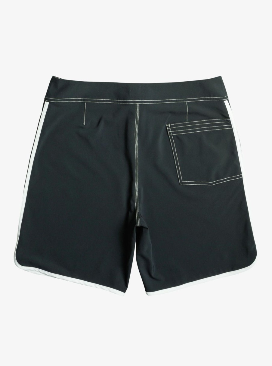 Mens Quiksilver Boardshorts | Original Scallop 18" Boardshorts Black