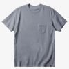 Mens Quiksilver Tees | Everyday Pocket T-Shirt Sleet