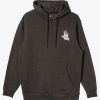 Mens Quiksilver Sweatshirts & Hoodies | E Rockin Hoodie Pullover Sweatshirt Charcoal Heather