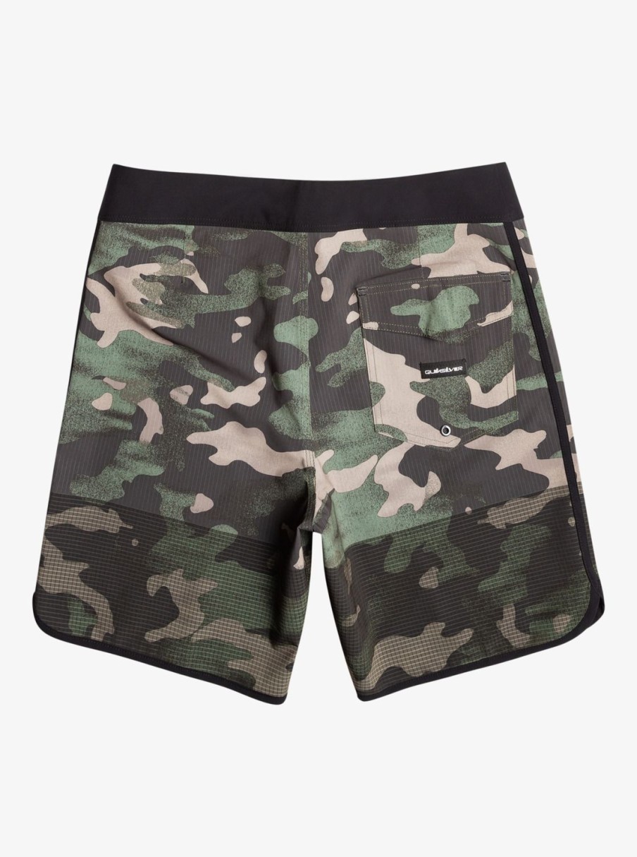 Mens Quiksilver Boardshorts | Highline Scallop 19" Boardshorts Tarmac