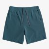 Mens Quiksilver Boardshorts | Ocean Elastic Waist 18" Amphibian Shorts Midnight Navy