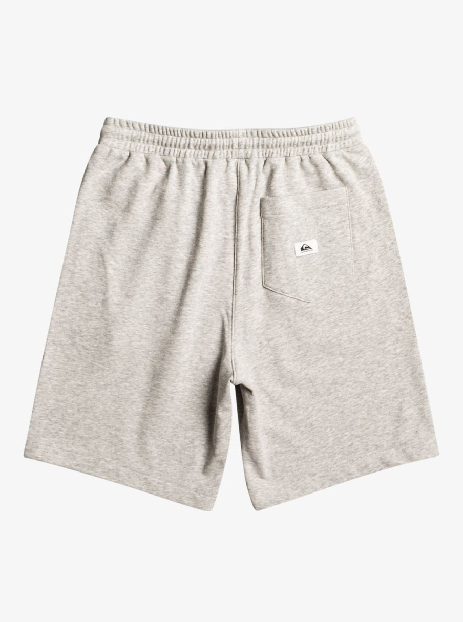 Mens Quiksilver Pants | Essentials Sweat Shorts Light Grey Heather